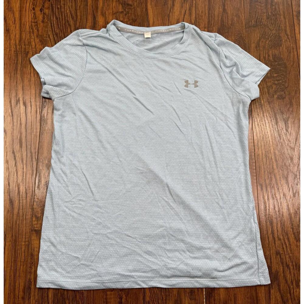 under armour threadborne T Shirt Women’s Medium Blue I6
